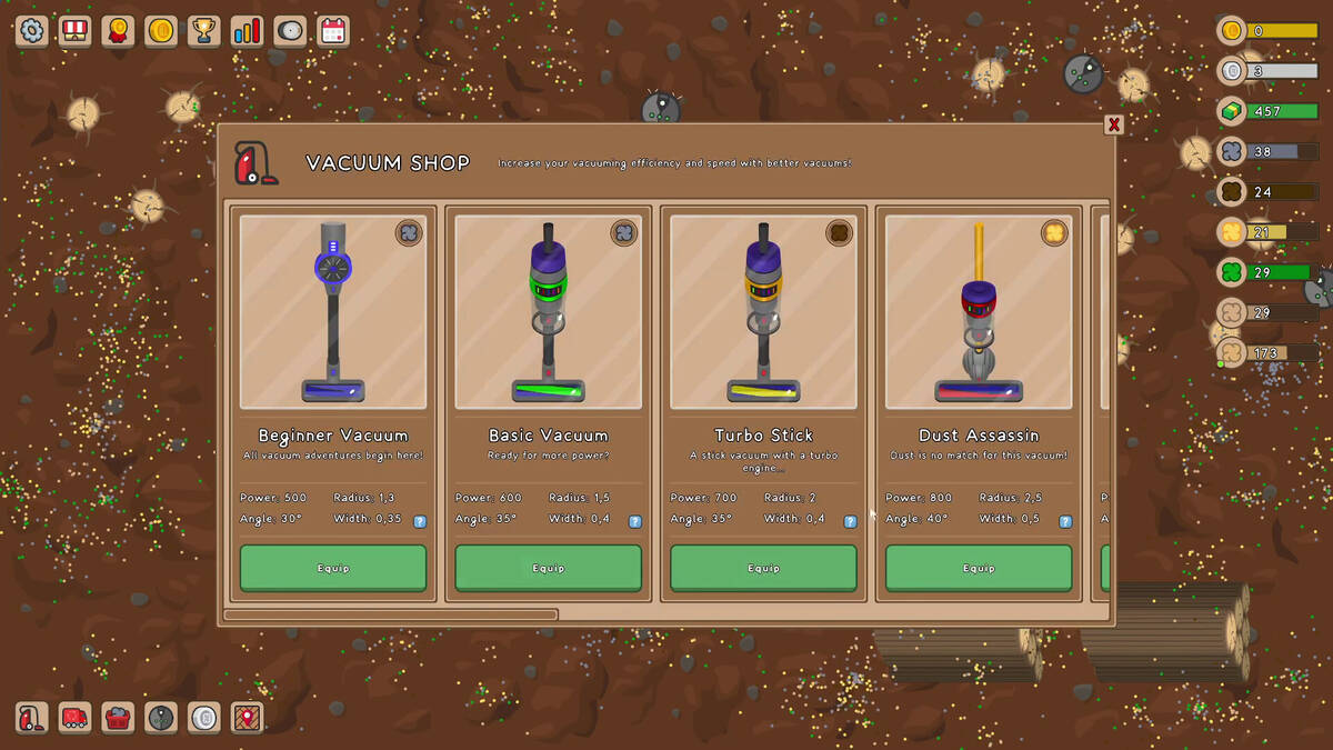Скриншот 5 к игре Vacuum Warrior - Idle Game