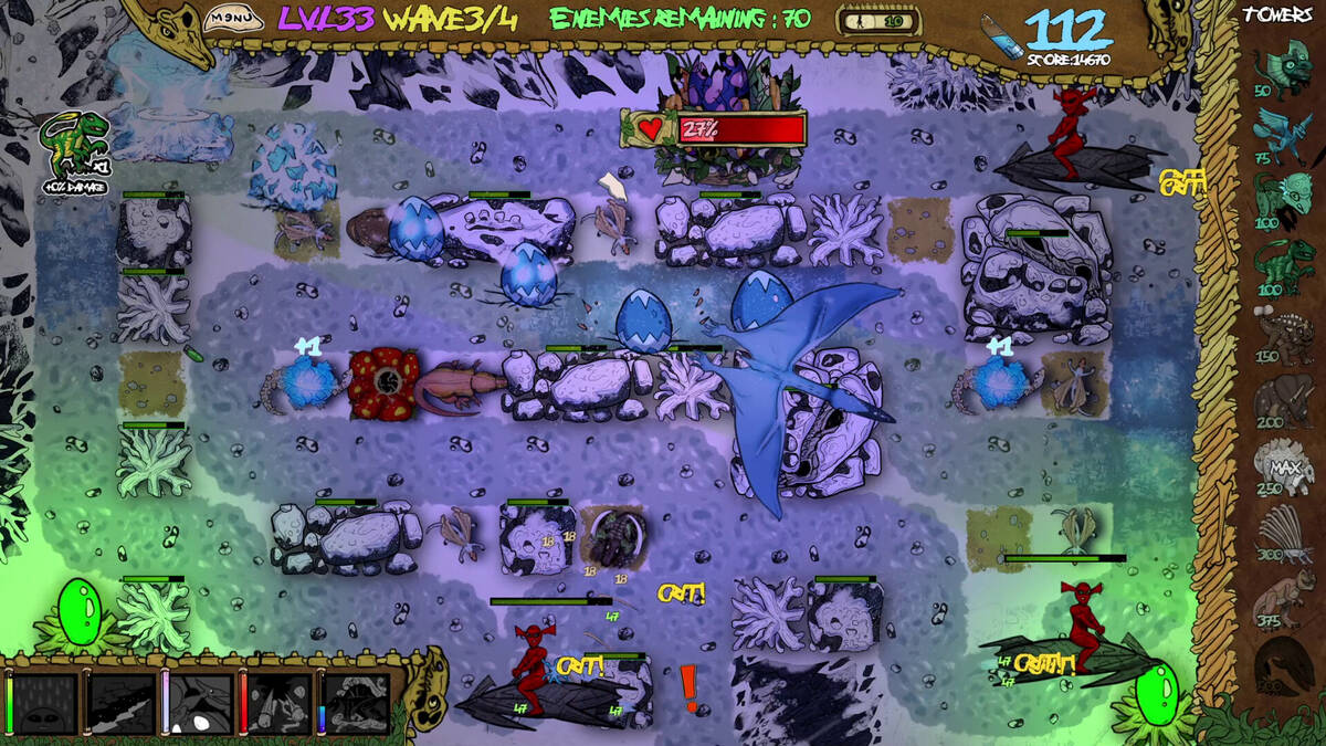 Скриншот 5 к игре Dino V. Xeno - Tower Defense