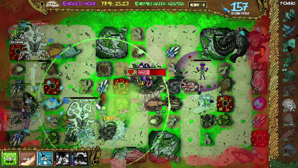 Скриншот 6 к игре Dino V. Xeno - Tower Defense