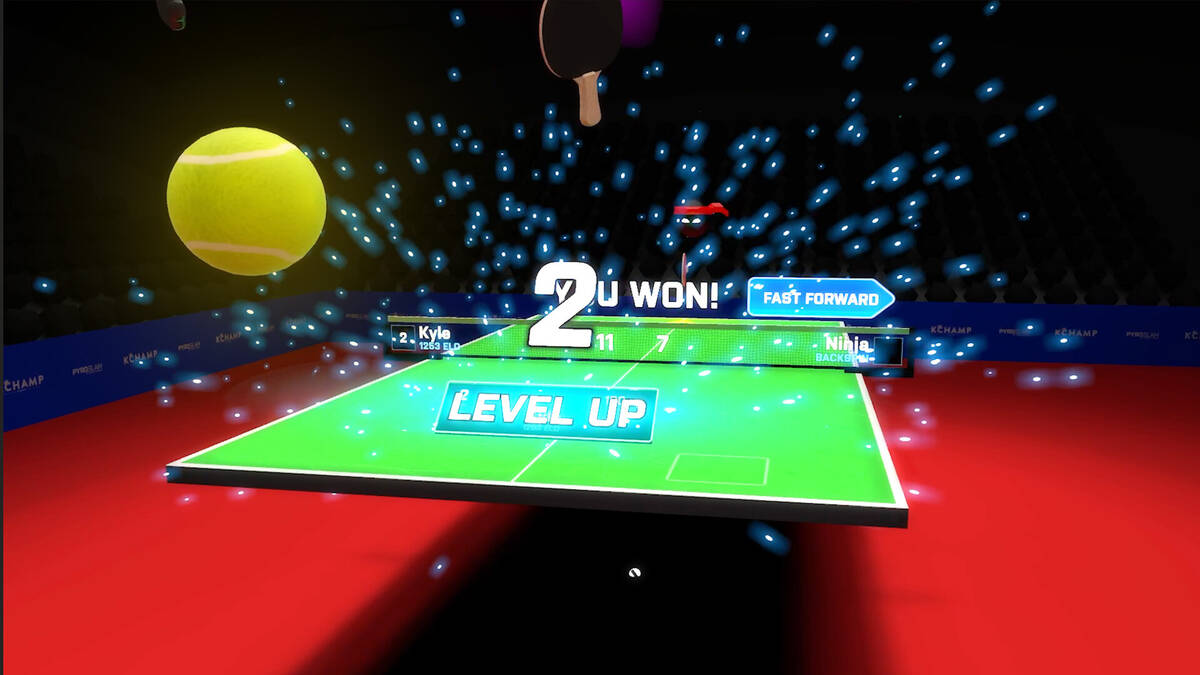 Скриншот 5 к игре PyroSlam: VR Table Tennis