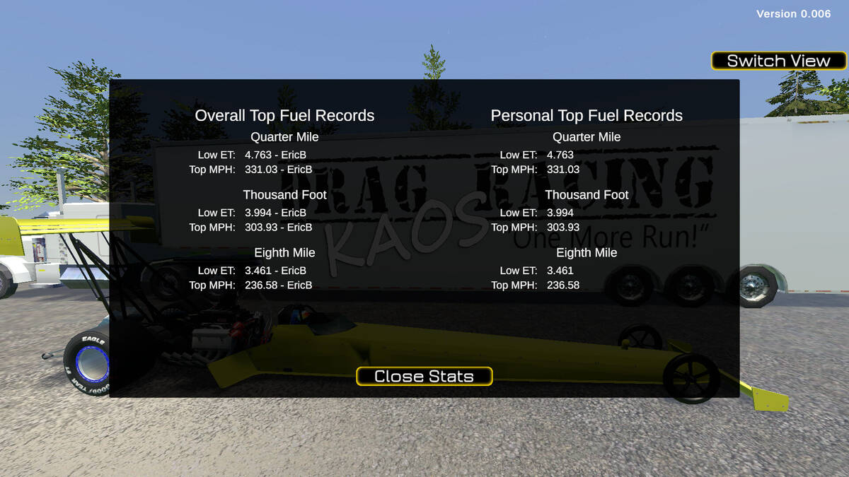 Скриншот 7 к игре Drag Racing Kaos - "One More Run"
