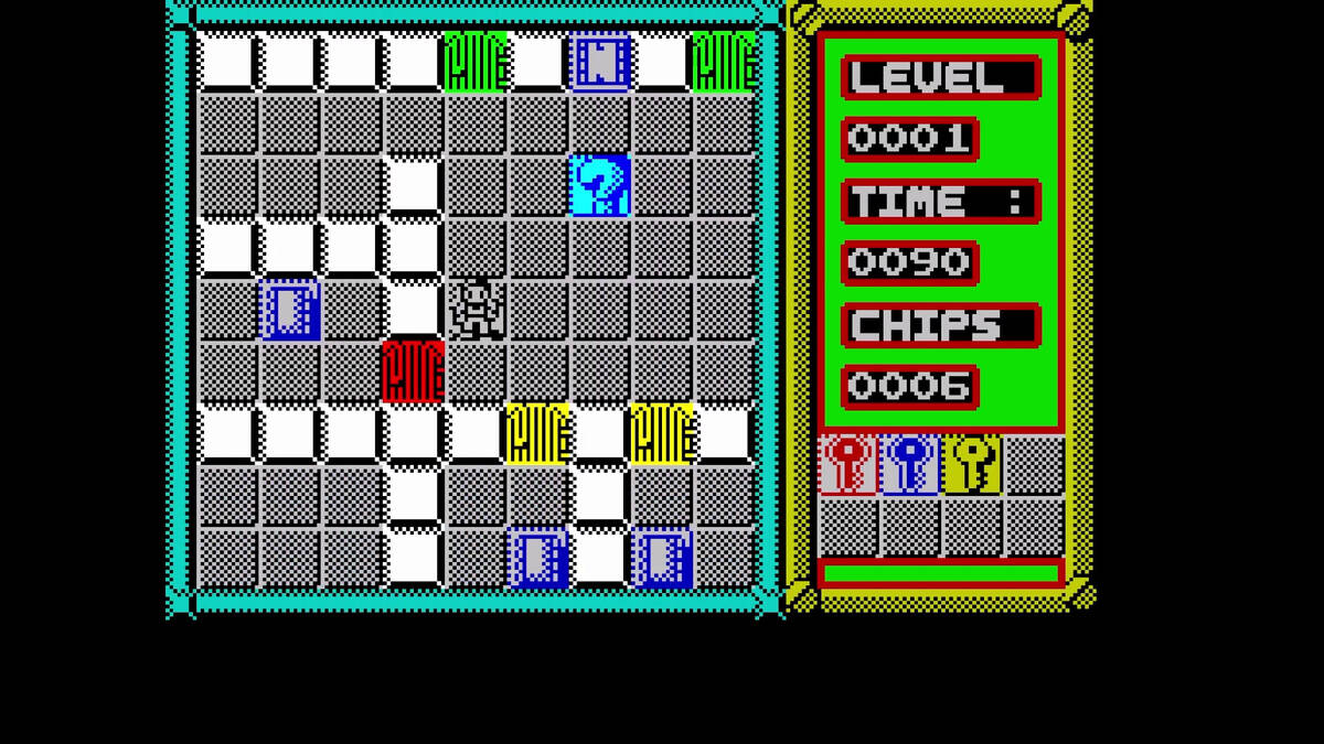 Скриншот 6 к игре Chip's Challenge (Amiga/C64/Lynx/Mega Drive/SNES/Spectrum)