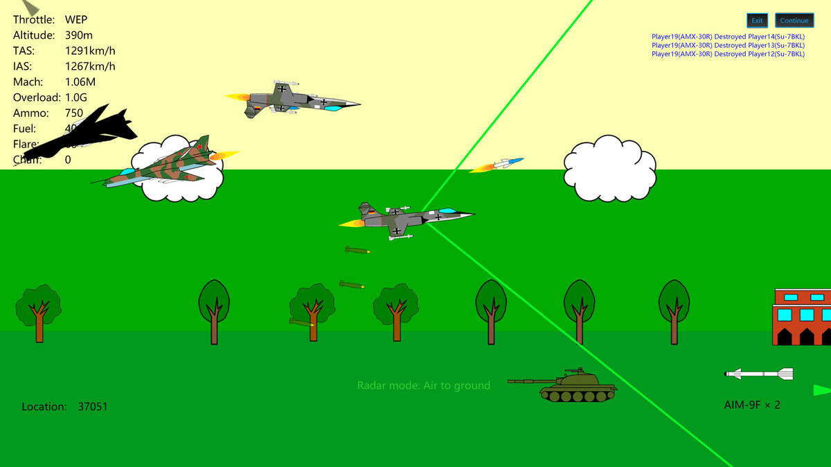 Скриншот 5 к игре 2D Dogfight
