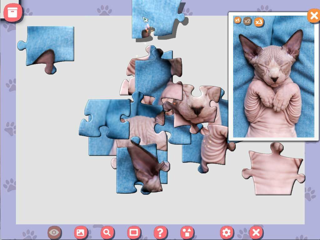 Скриншот 5 к игре 1001 Jigsaw. Cute Cats 5