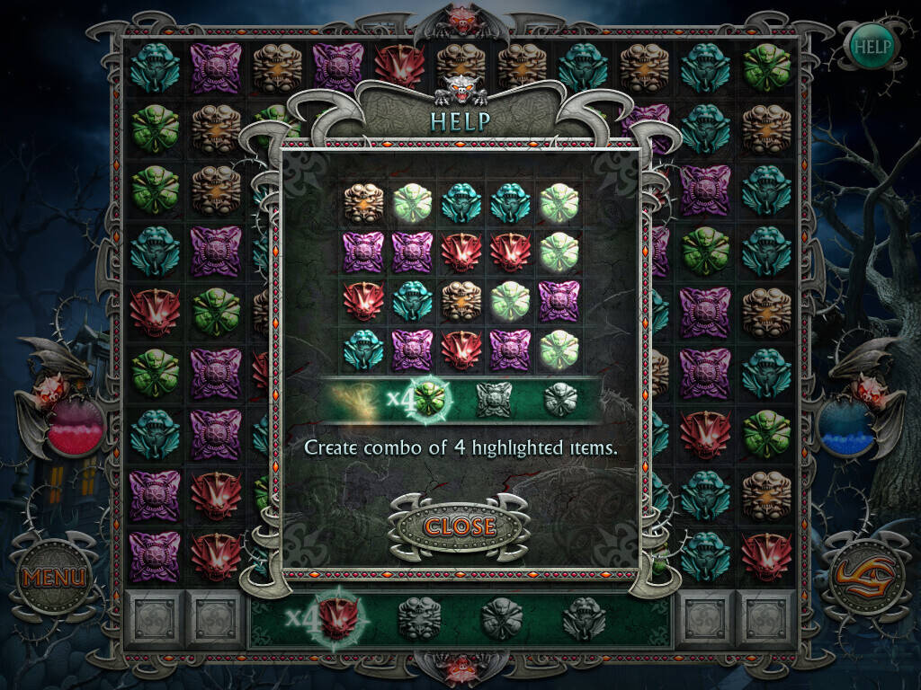 Скриншот 5 к игре Cursed House Match 3 Puzzle