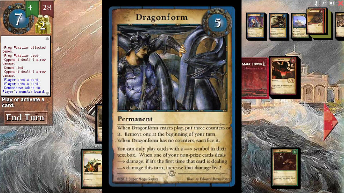Скриншот 7 к игре Mage Tower, A Tower Defense Card Game