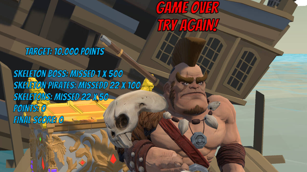 Скриншот 7 к игре Pirate Skeleton Treasure (shooting series - chapter 1)