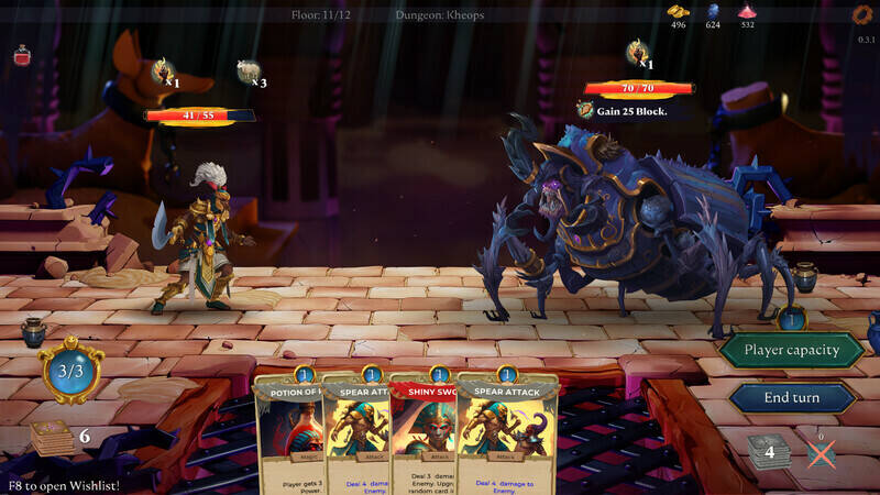 Скриншот 5 к игре Creeping Deck: Pharaoh's Curse Prologue