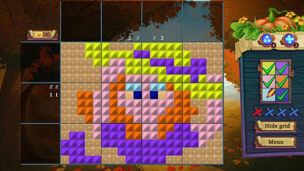 Скриншот 6 к игре Adventure mosaics. Autumn Journey