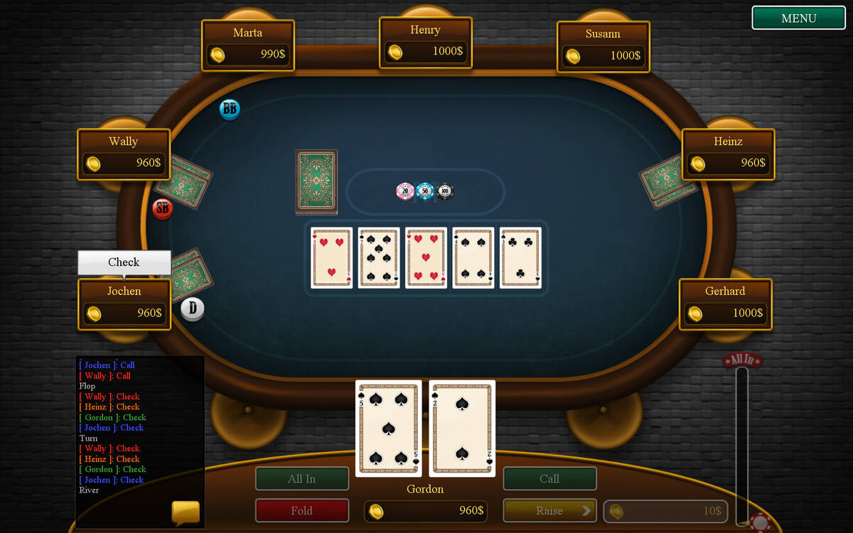 Скриншот 5 к игре Royal Class Poker