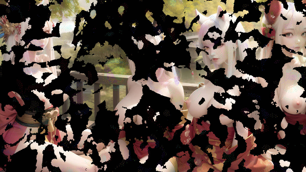 Скриншот 5 к игре Particle life on AI illust for Adult 1