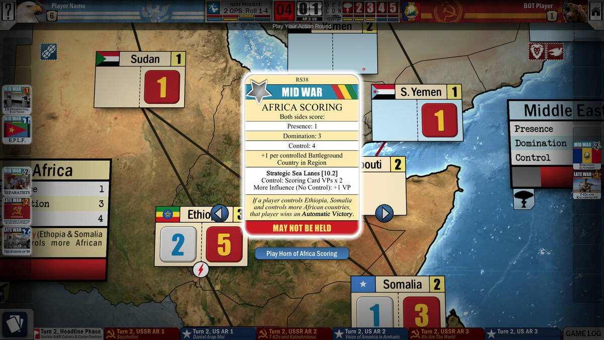 Скриншот 6 к игре Twilight Struggle: Red Sea