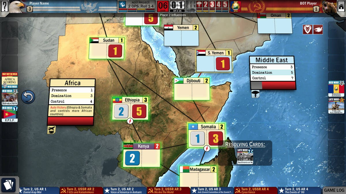 Скриншот 7 к игре Twilight Struggle: Red Sea