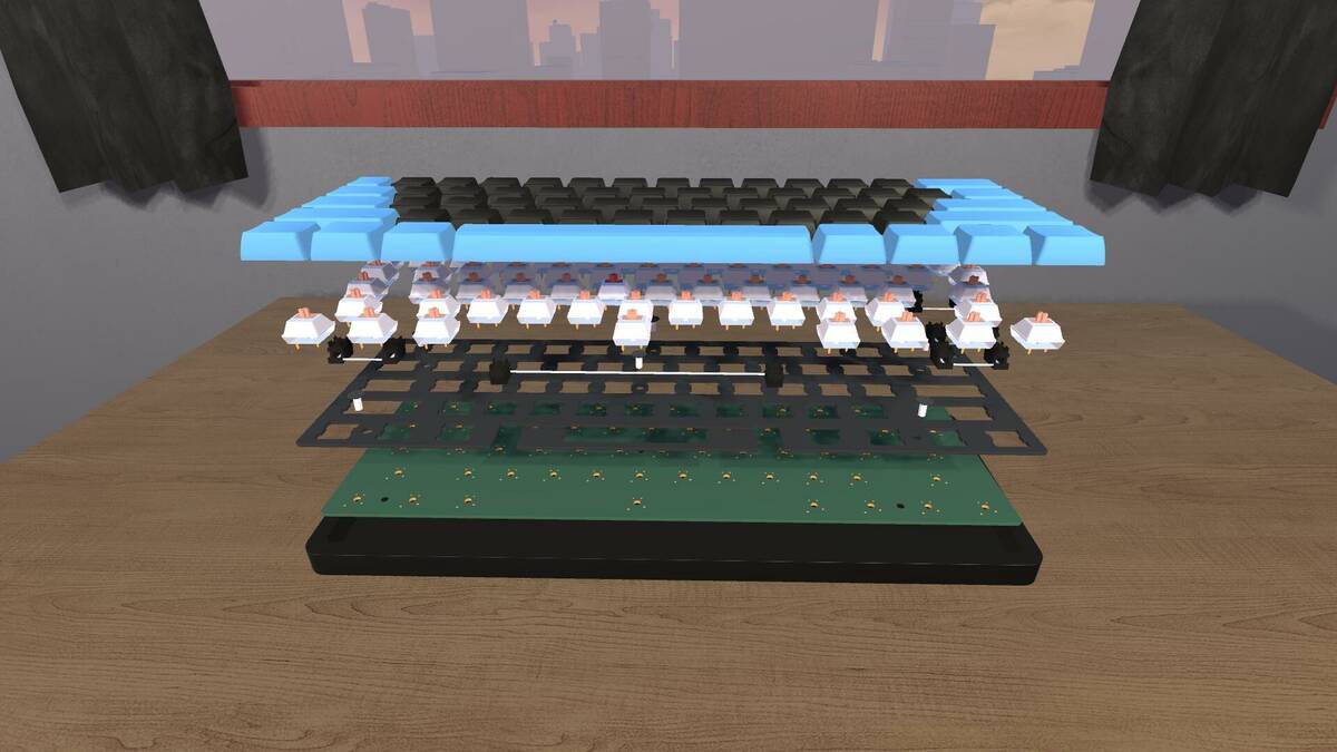 Mechanical Keyboard Building Simulator: обзор, публикации, гайды и дата  выхода симулятор стратегия песочница игры Mechanical Keyboard Building  Simulator