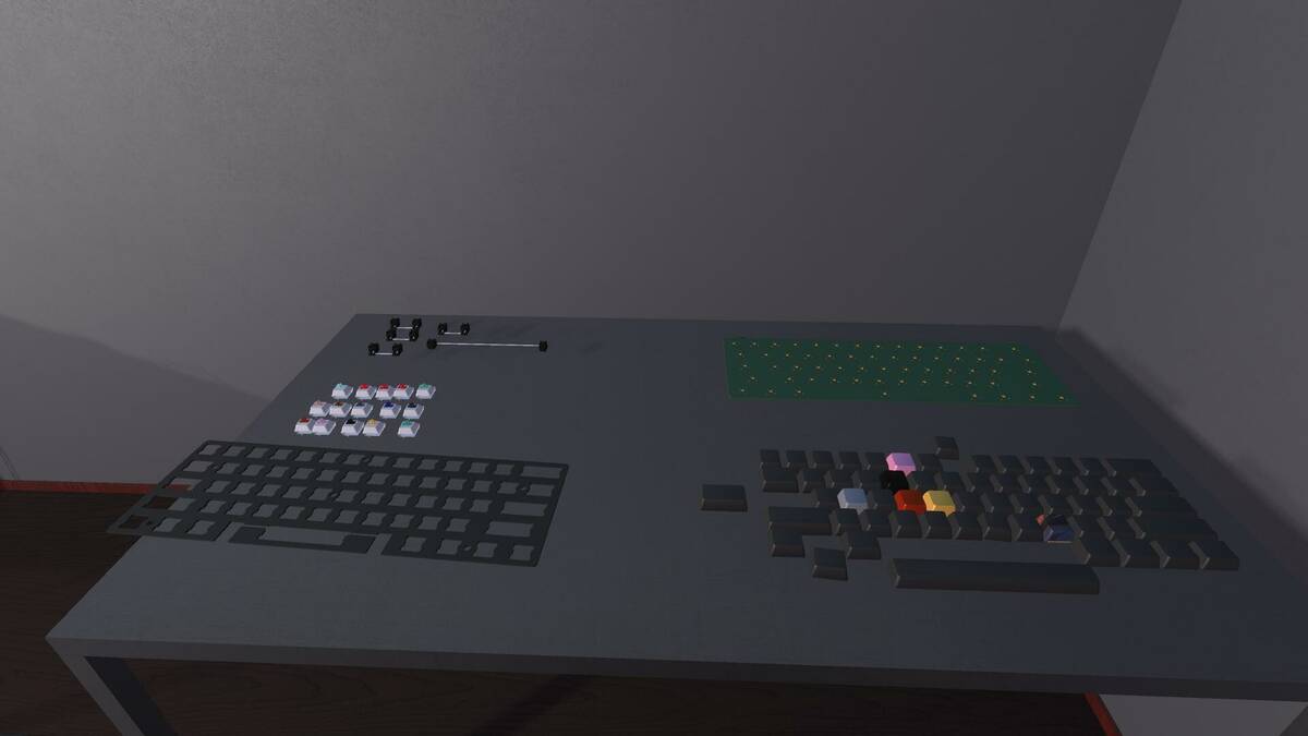 Скриншот 6 к игре Mechanical Keyboard Building Simulator