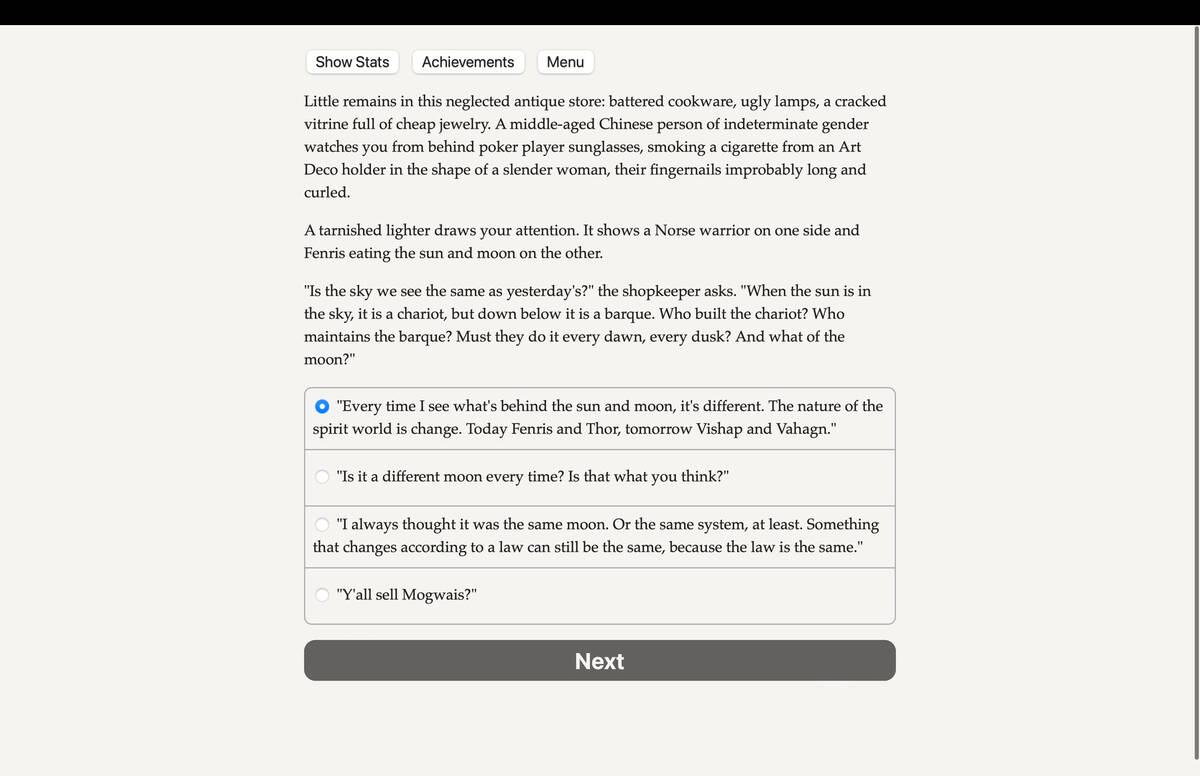 Скриншот 7 к игре Werewolf: The Apocalypse — The Book of Hungry Names