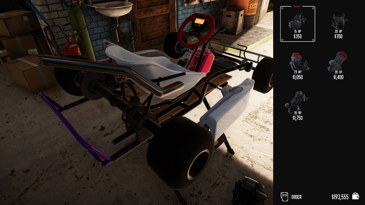 Скриншот 6 к игре Gearhead Karting Simulator - Mechanic & Racing