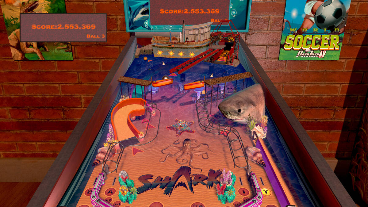 Shark Pinball: обзор, публикации, гайды и релиз симулятор игры Shark Pinball