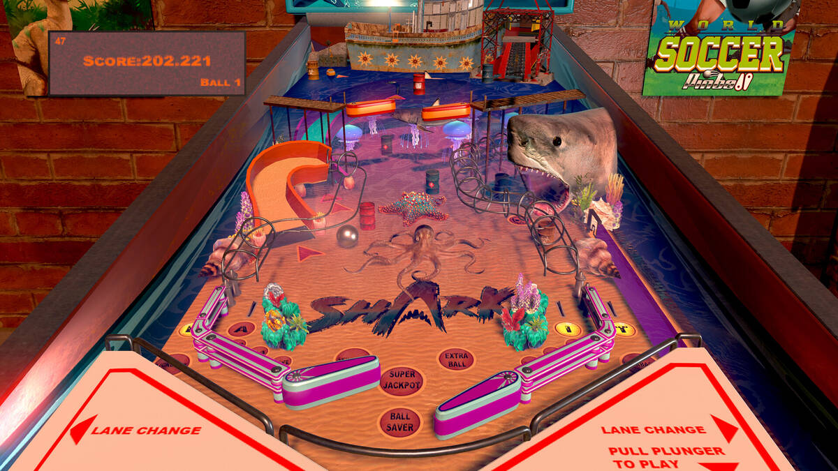 Shark Pinball: обзор, публикации, гайды и релиз симулятор игры Shark Pinball