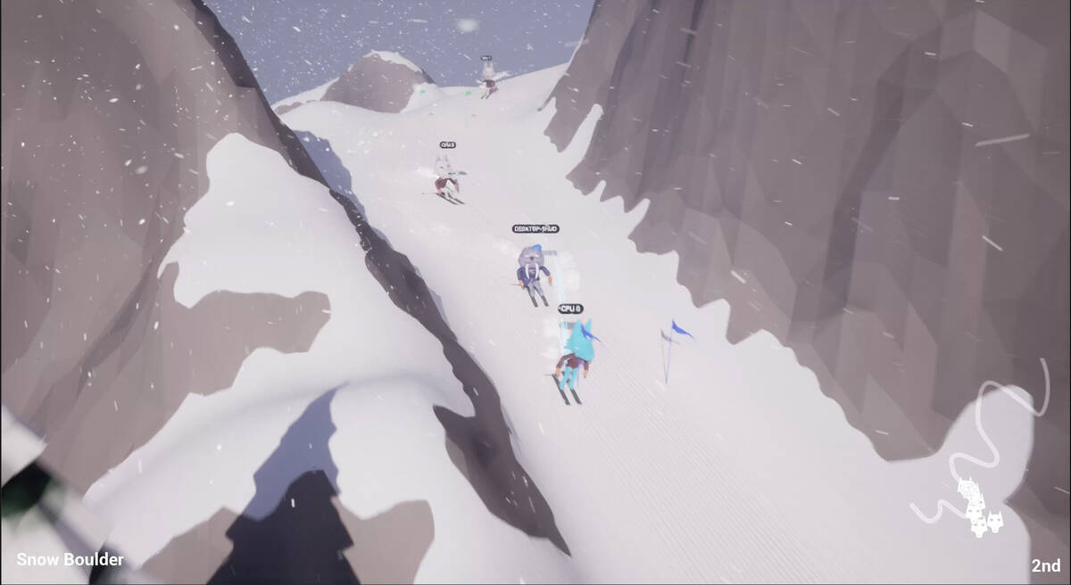 Скриншот 5 к игре Super-G Downhill Racing