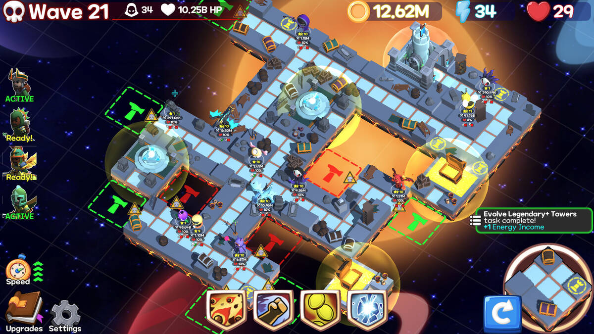 Скриншот 5 к игре Monster Tiles TD: Tower Wars