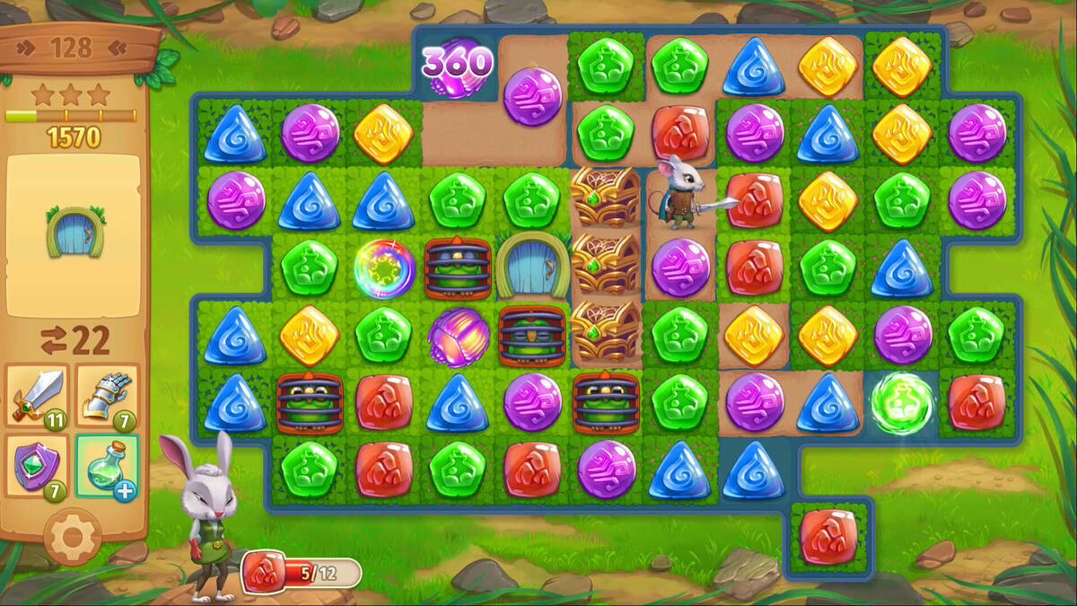 Скриншот 5 к игре Strongblade - Puzzle Quest and Match-3 Adventure