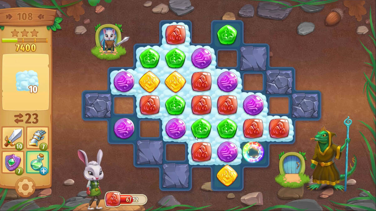 Скриншот 6 к игре Strongblade - Puzzle Quest and Match-3 Adventure