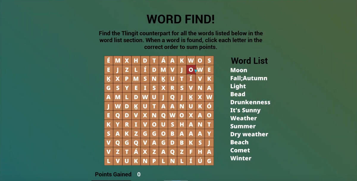 Скриншот 6 к игре Let's Learn Lingít