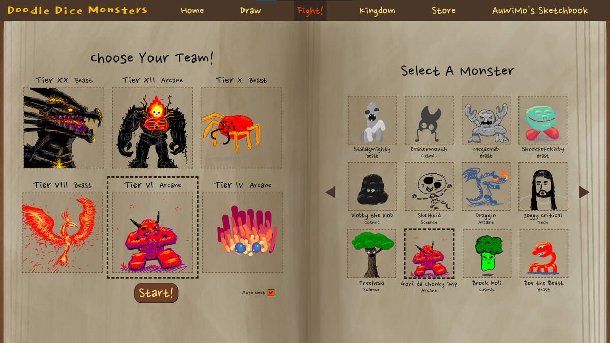 Скриншот 5 к игре Doodle Dice Monsters