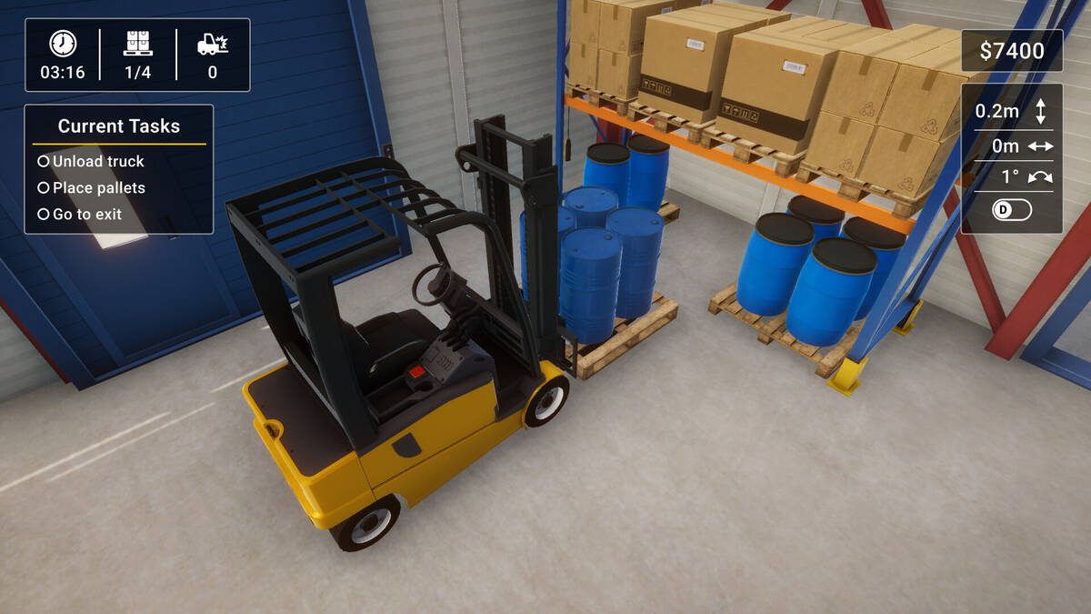 Скриншот 6 к игре Forklift Simulator 2023