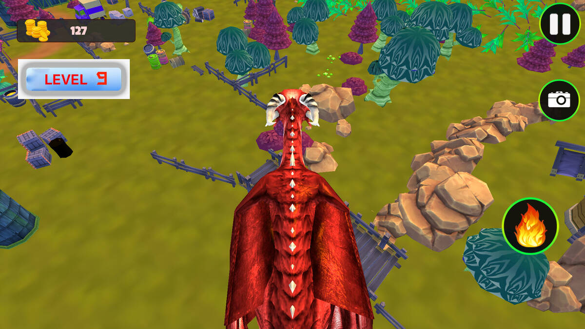 Скриншот 7 к игре Fly Fly Dragon!