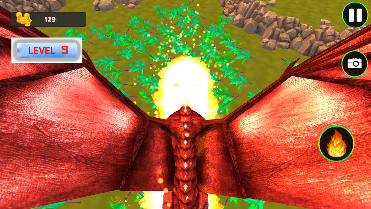 Скриншот 8 к игре Fly Fly Dragon!