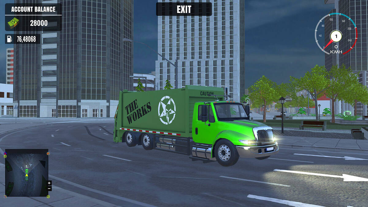 Скриншот 5 к игре Garbage Truck Driving Simulator