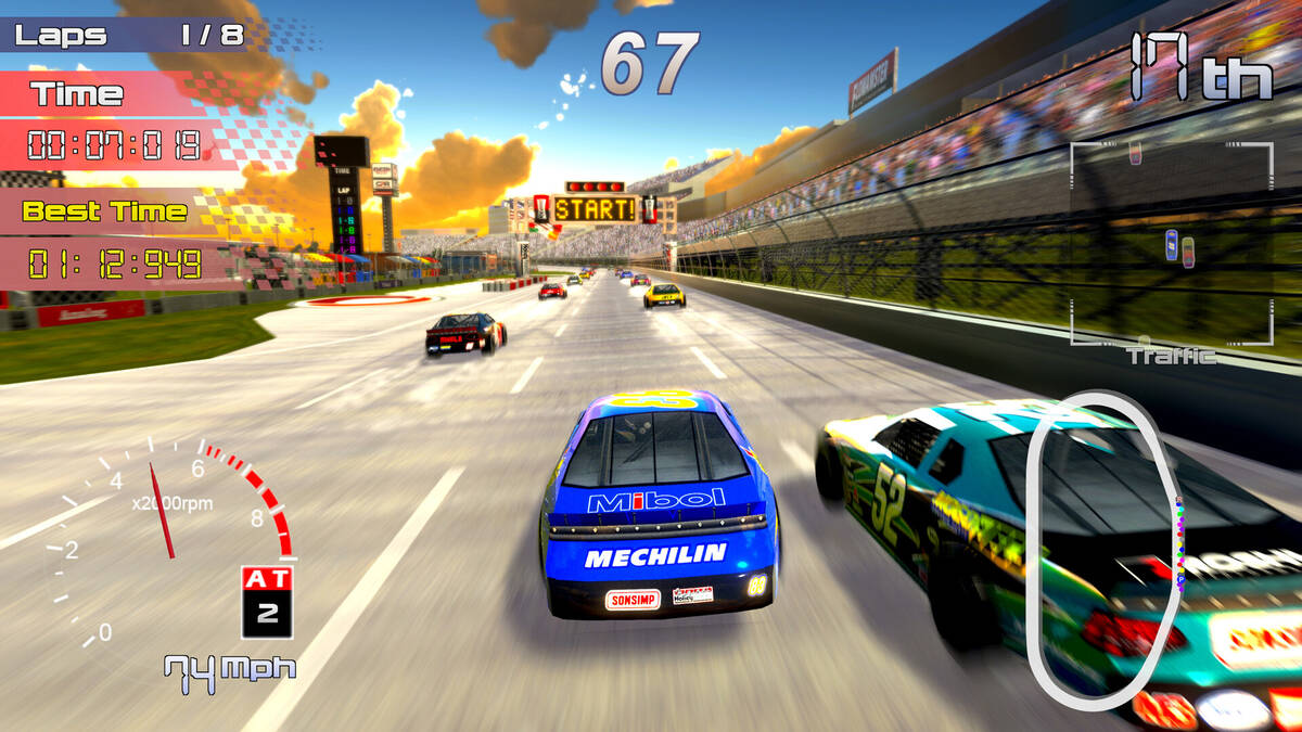 Скриншот 6 к игре Speedway Racing