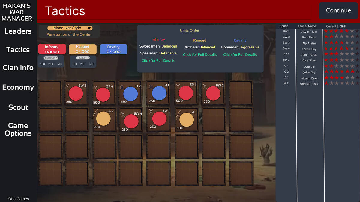 Скриншот 6 к игре Hakan's War Manager