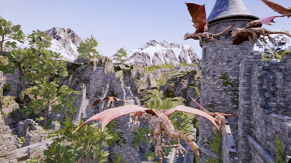 Скриншот 8 к игре VR Pterosaur Rock Climbing