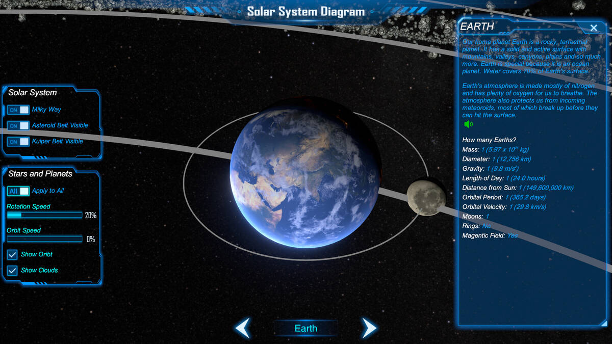 Скриншот 5 к игре Solar Systems For Kids