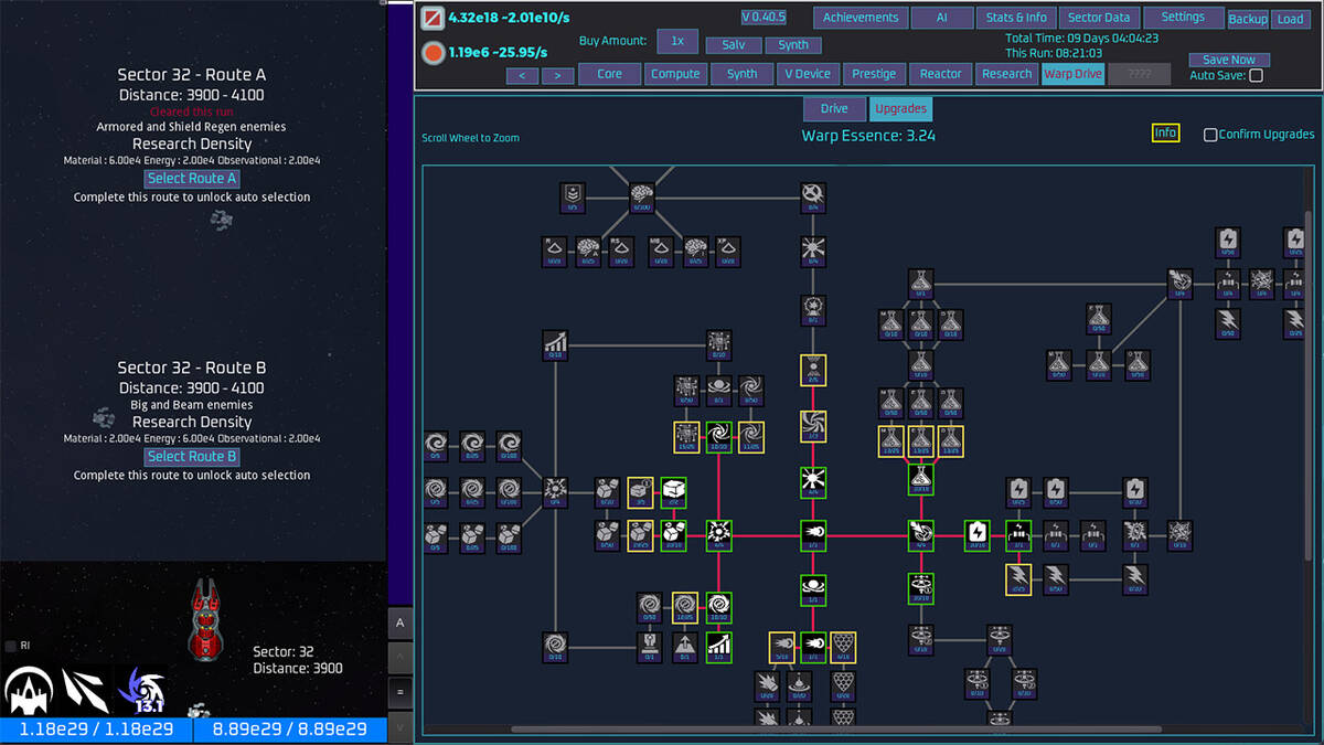 Скриншот 5 к игре Unnamed Space Idle
