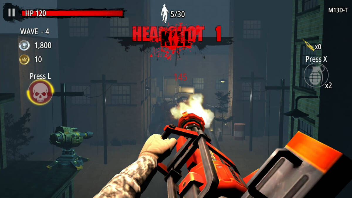 Скриншот 5 к игре Zombie Hunter: D-Day
