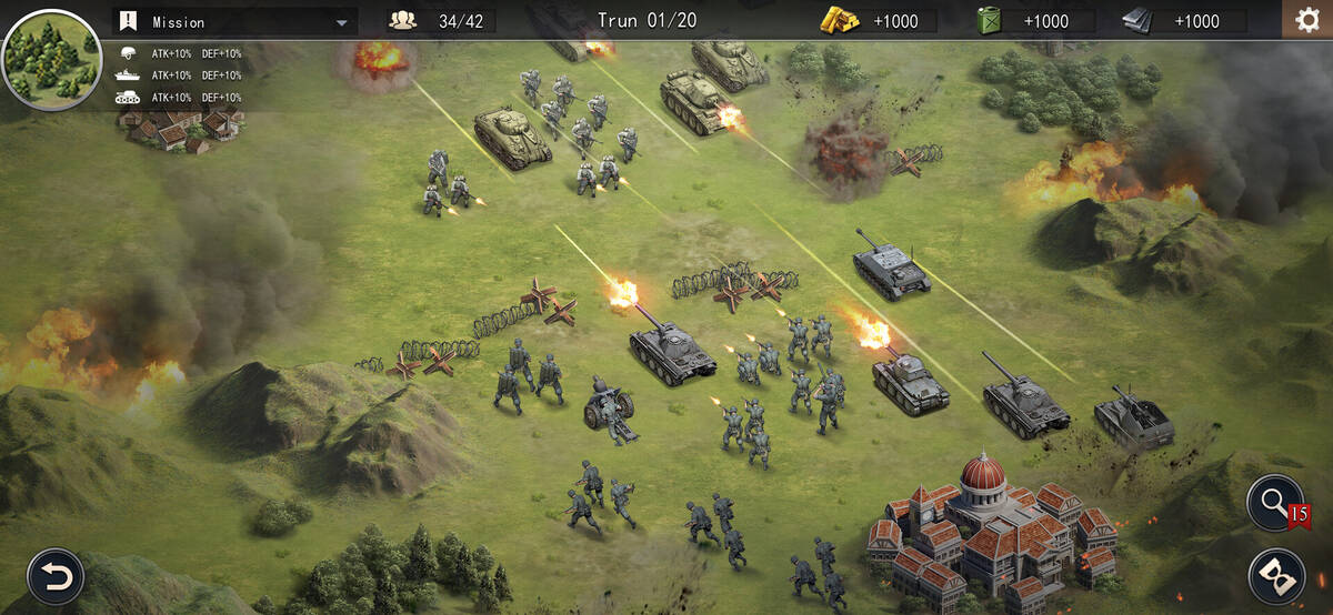 Скриншот 5 к игре World War 2: WW2 Strategy Games