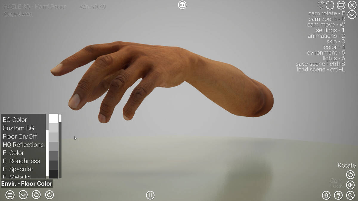 Скриншот 7 к игре HAELE 3D - Hand Poses Pro - Drawing References