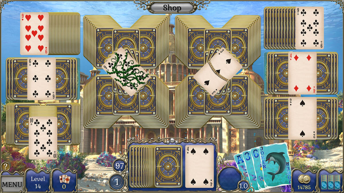 Скриншот 8 к игре Jewel Match Atlantis Solitaire 4 - Collector's Edition
