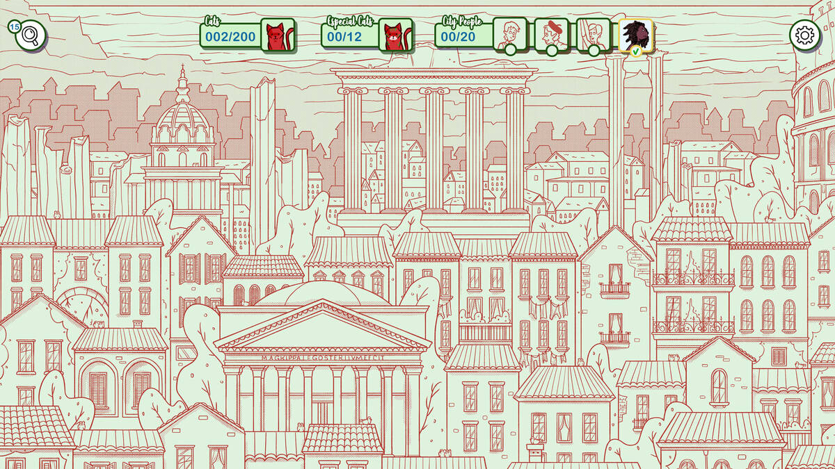 Скриншот 5 к игре Hidden Cats in Rome