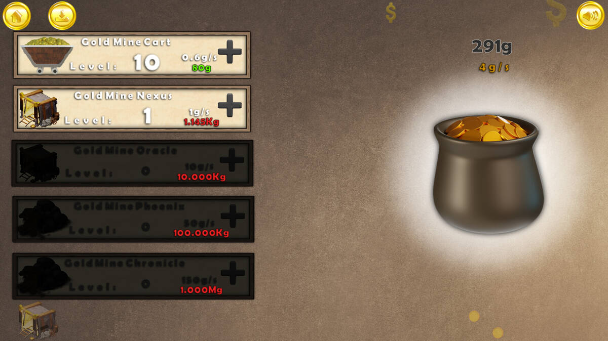 Скриншот 6 к игре Gold Rush Clicker