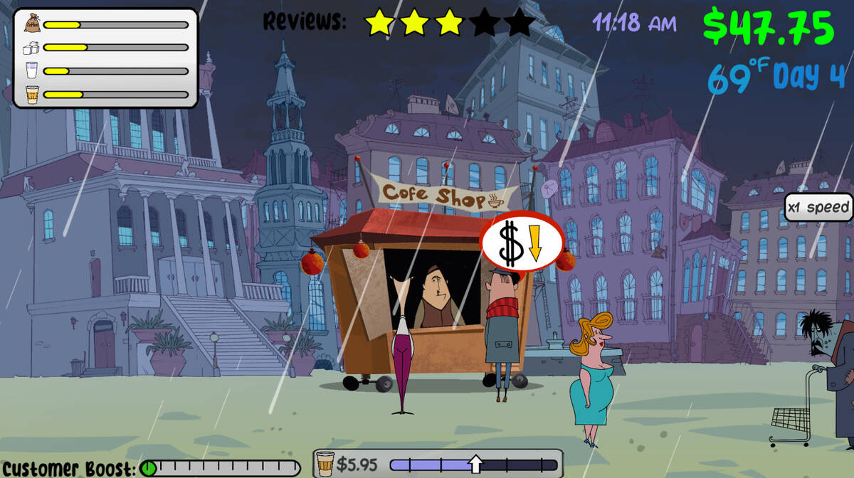 Скриншот 5 к игре Sasha's Stupid Coffee Shop