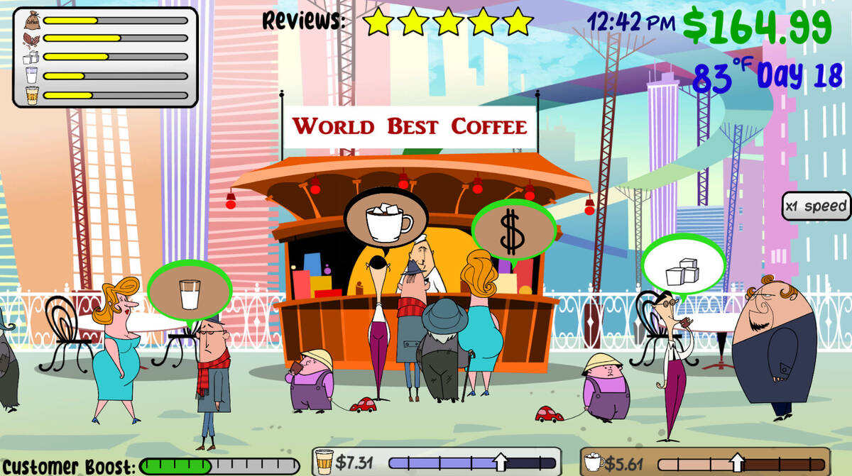 Скриншот 7 к игре Sasha's Stupid Coffee Shop
