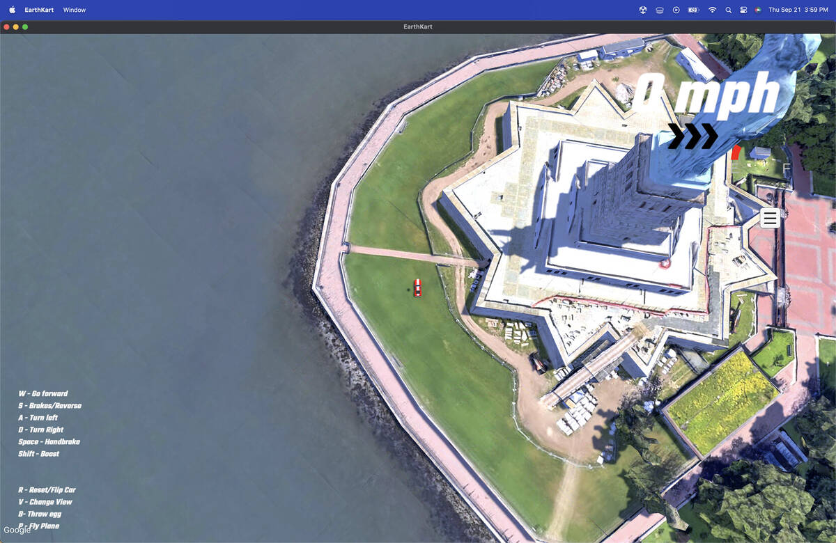 Скриншот 5 к игре EarthKart: Google Maps Driving Simulator