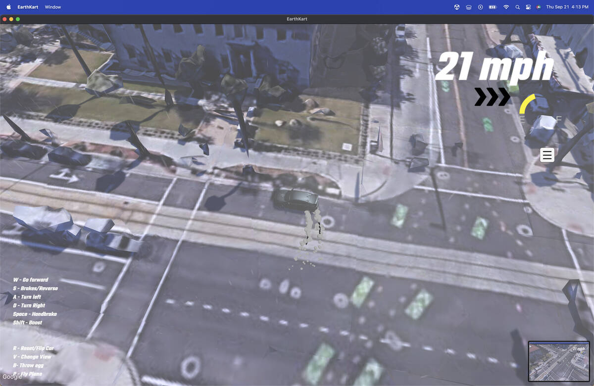 Скриншот 6 к игре EarthKart: Google Maps Driving Simulator