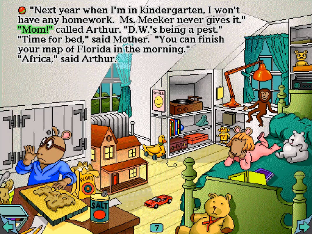 Скриншот 7 к игре Arthur's Teacher Trouble