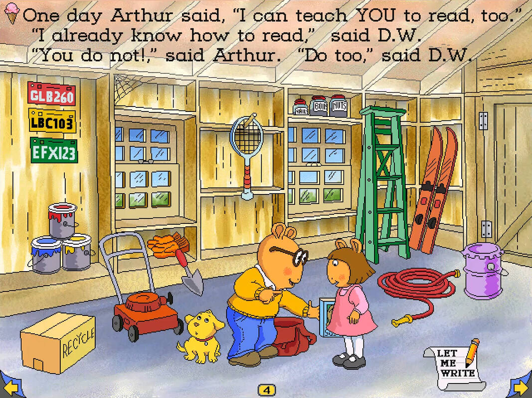 Скриншот 6 к игре Arthur's Reading Race